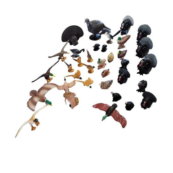 Lot of birds ducks figurines perfect for cake toppers, train sets, and diorama - Picture 14 of 14